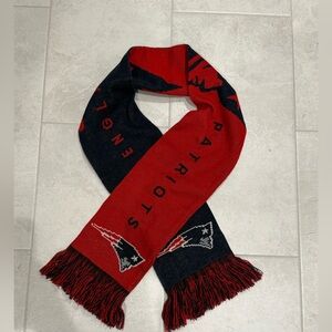Patriots Red and Black Scarf